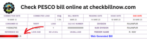 How to check PESCO Bill